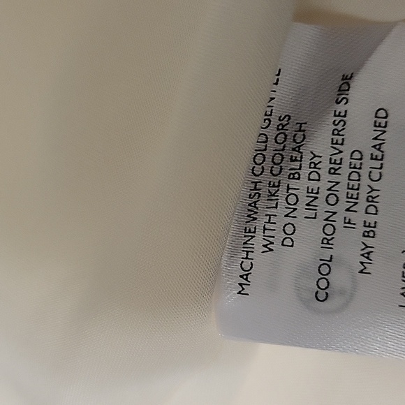 Anthroplogie lace trim v neck slip dress - Picture 9 of 9